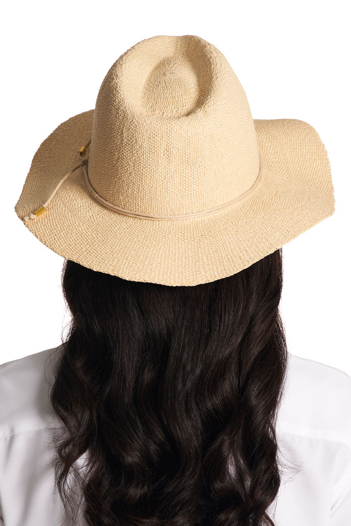 Women's Isla Hand Woven Fedora Toyo Straw | Natural