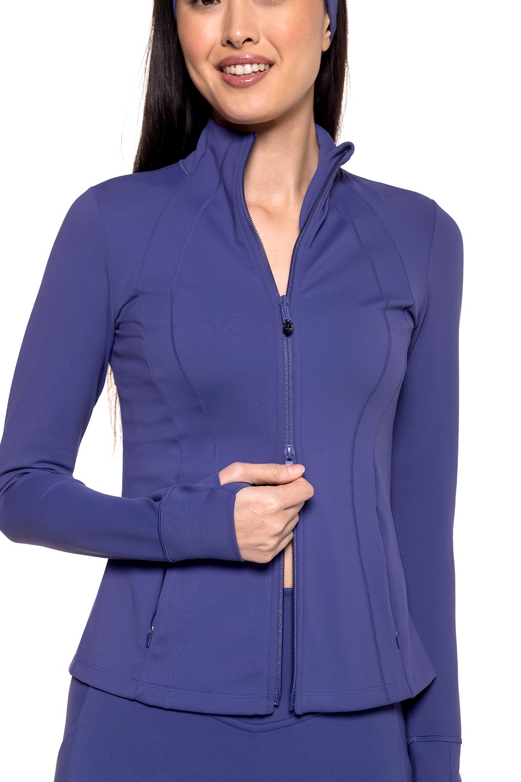 Women's Namaste Yoga Jacket | Future Dusk