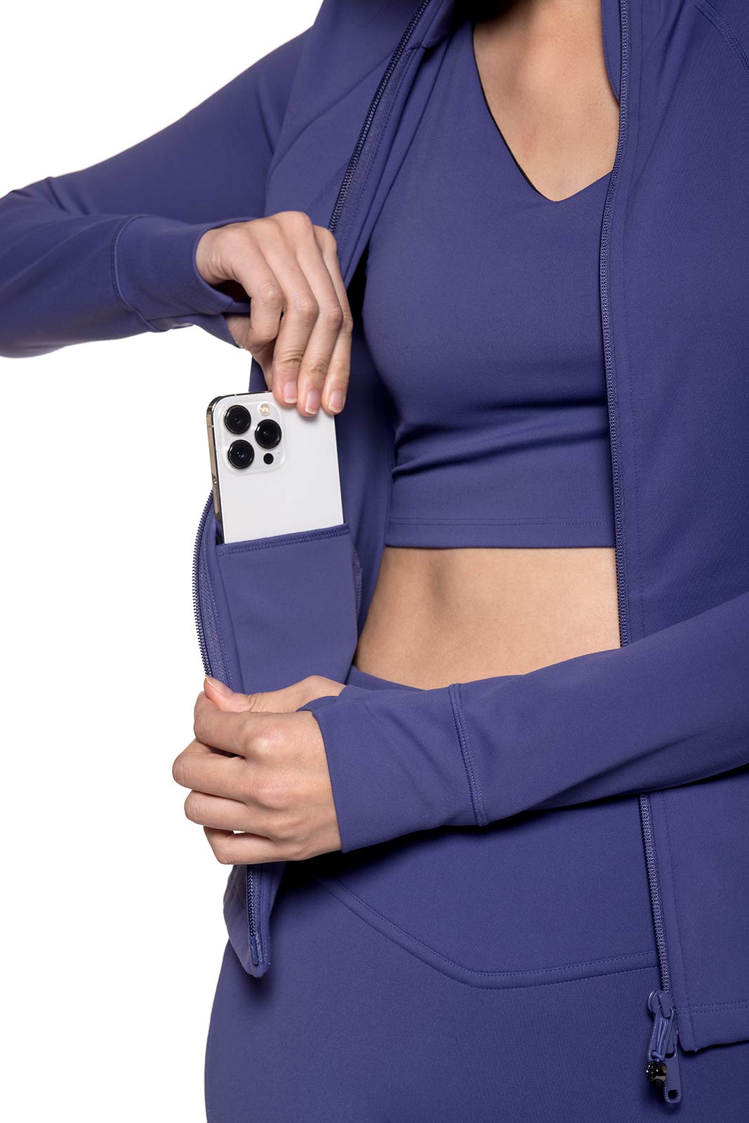 Women's Namaste Yoga Jacket | Future Dusk