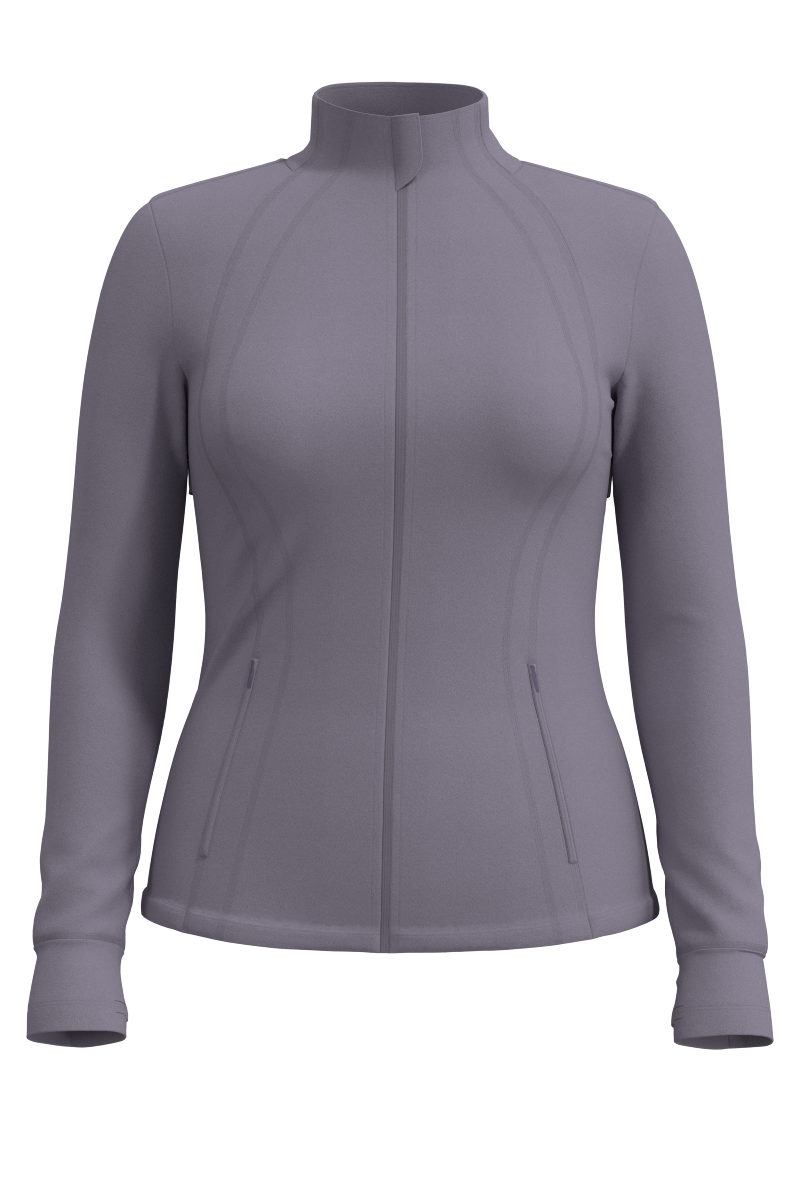 Women's Namaste Yoga Jacket | Lavender Grey