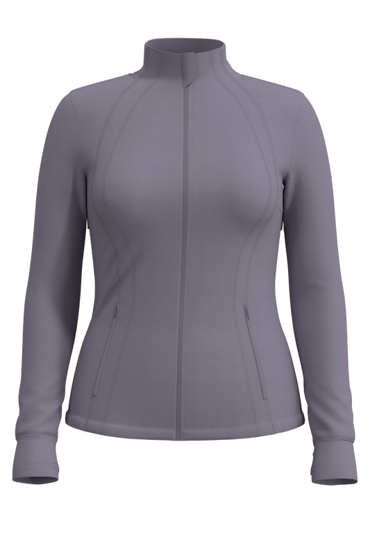 Women's Namaste Yoga Jacket | Lavender Grey