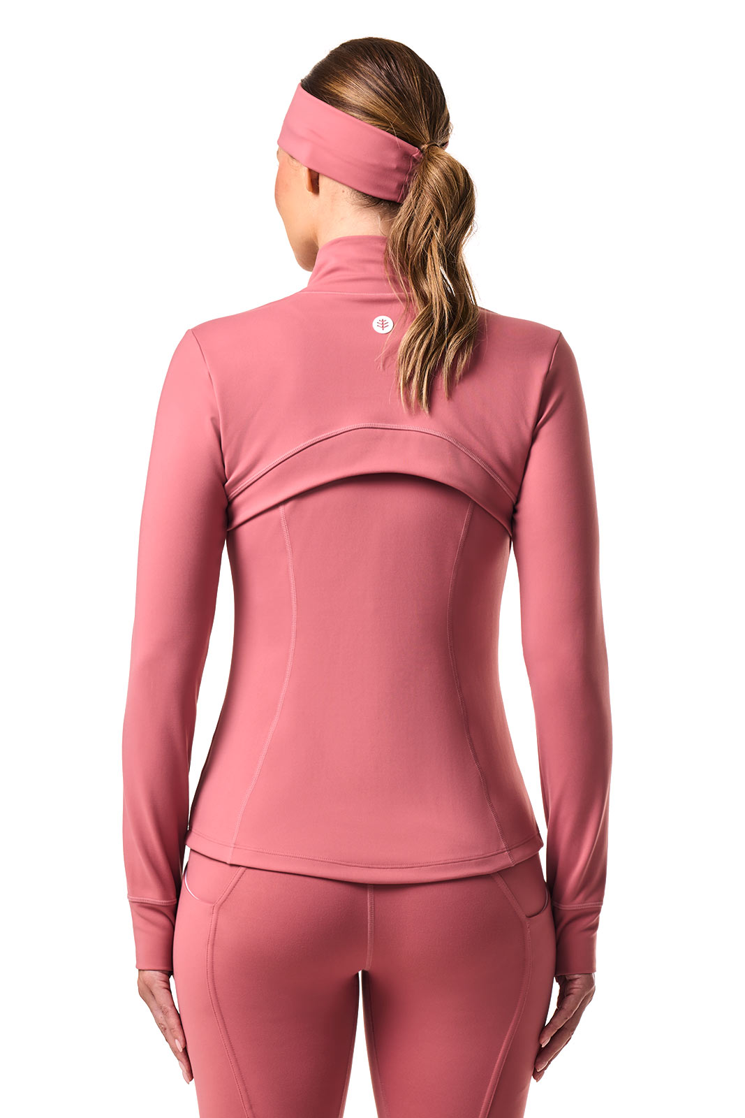 Women's Namaste Yoga Jacket | Terracotta Rose