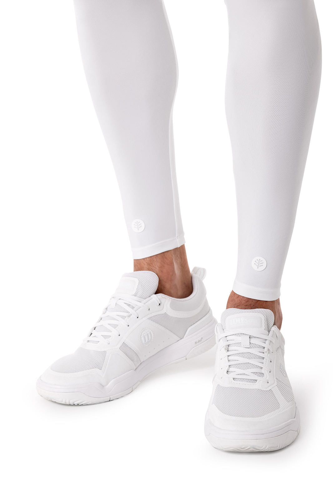 Unisex Maxshield Performance Leg Sleeve | White