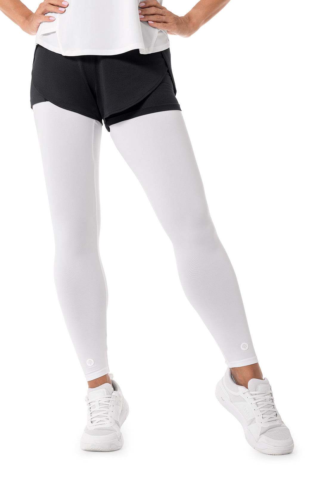 Unisex Maxshield Performance Leg Sleeve | White