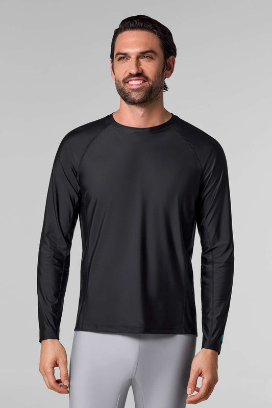 Men's Hightide Lite Long Sleeve Shirt | Black