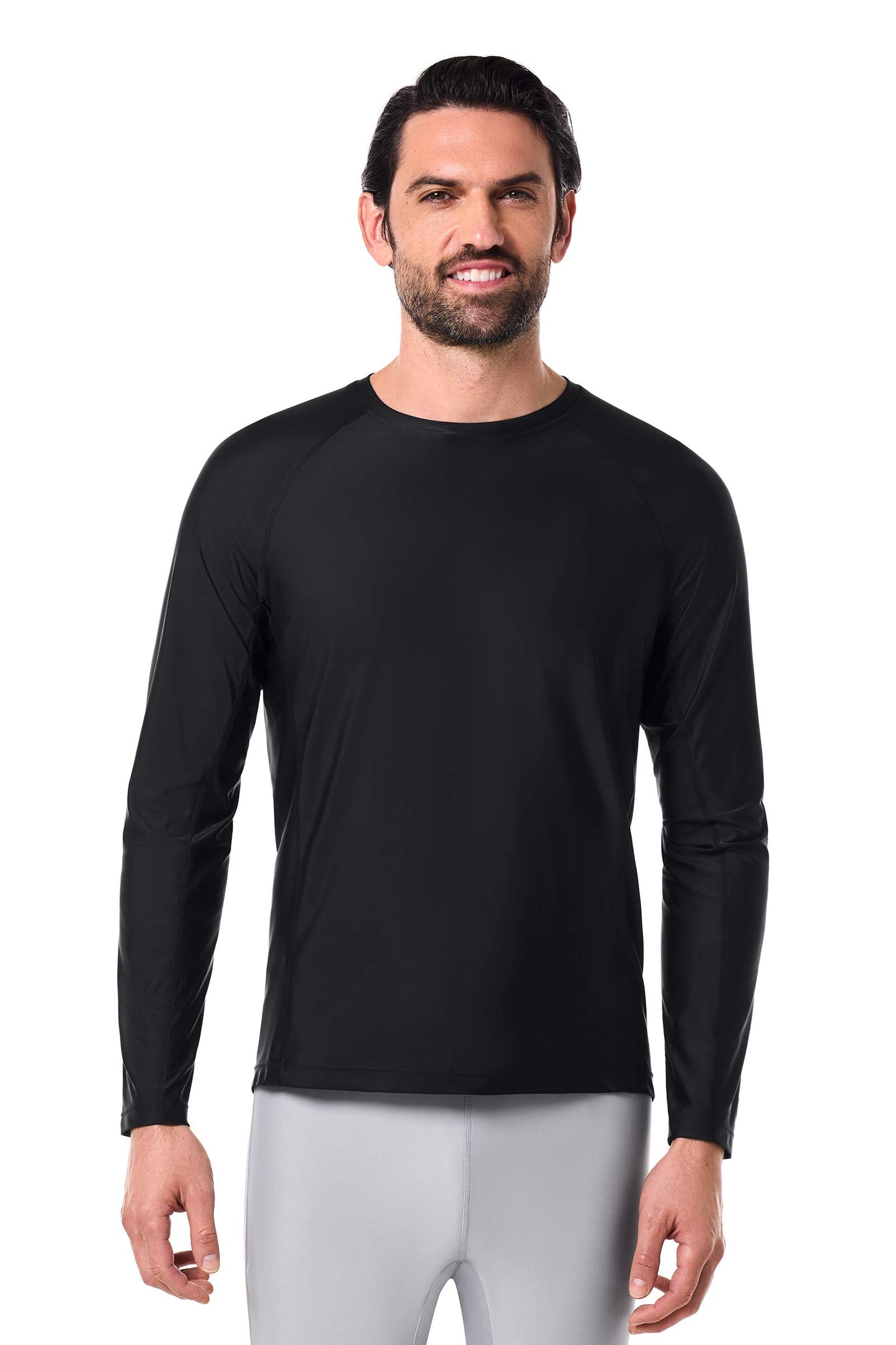 Men's Hightide Lite Long Sleeve Shirt | Black