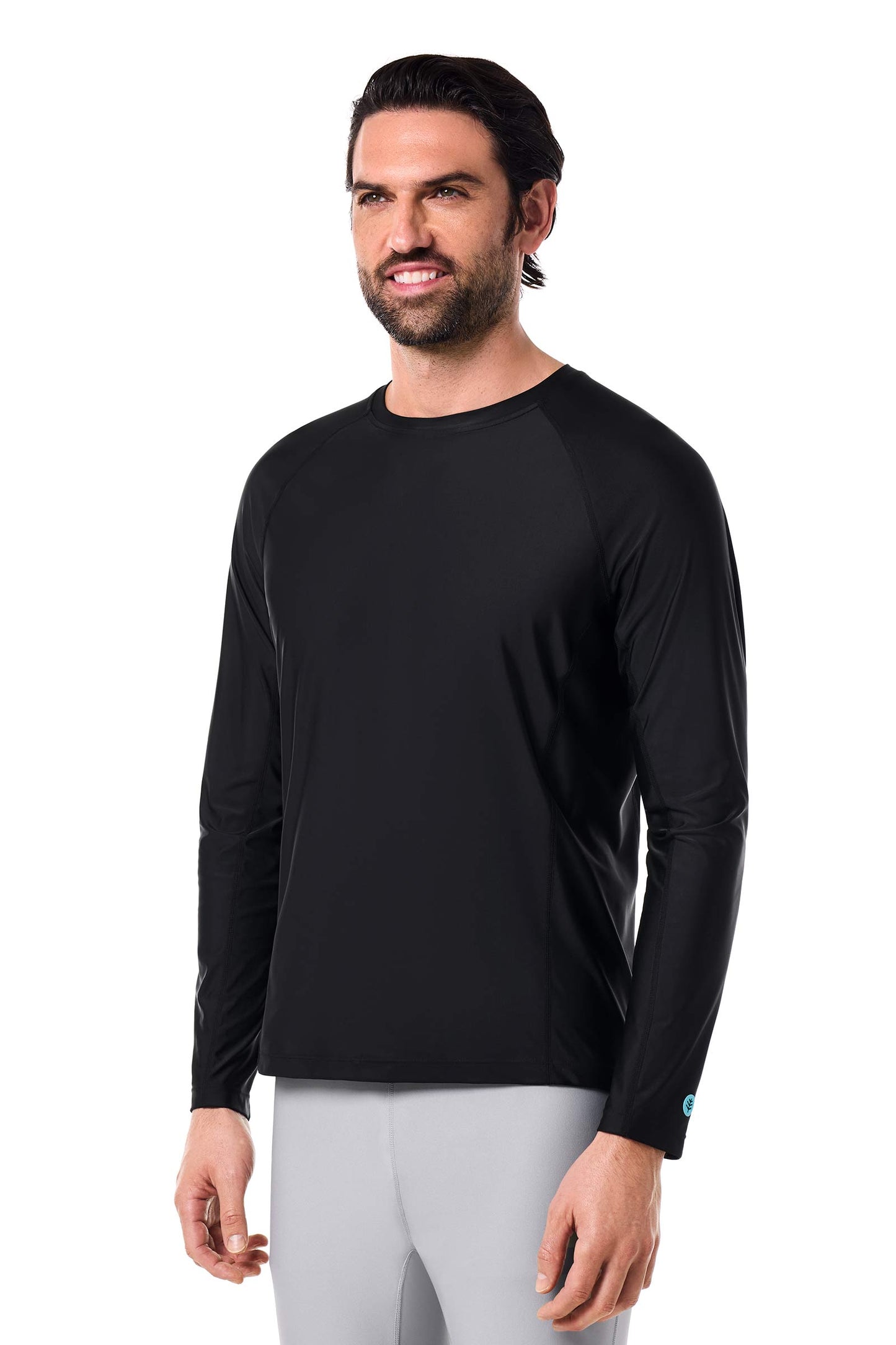 Men's Hightide Lite Long Sleeve Shirt | Black