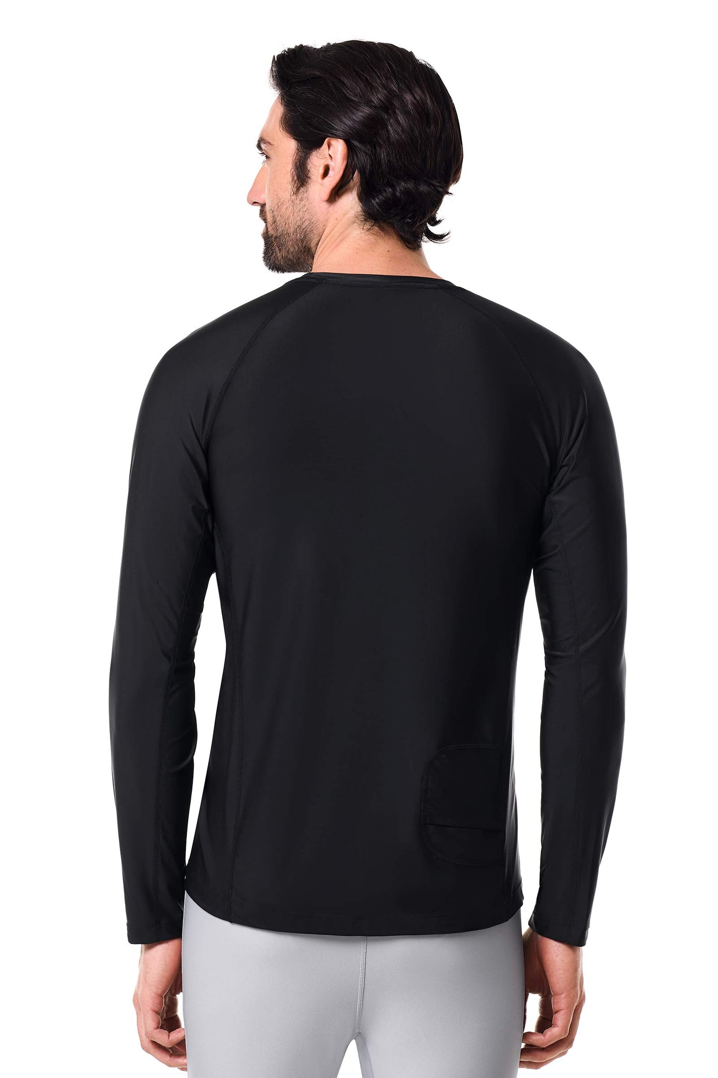Men's Hightide Lite Long Sleeve Shirt | Black