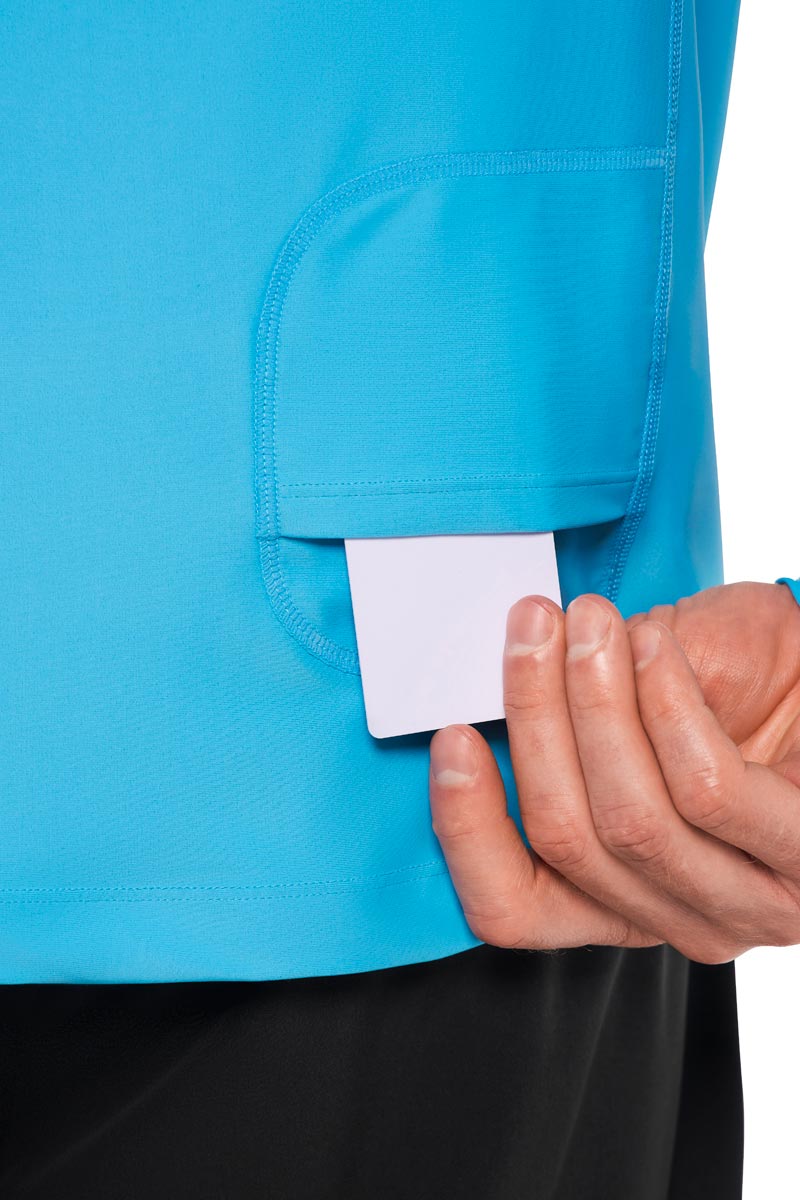 Men's Hightide Lite Long Sleeve Shirt Slate | Malibu Blue