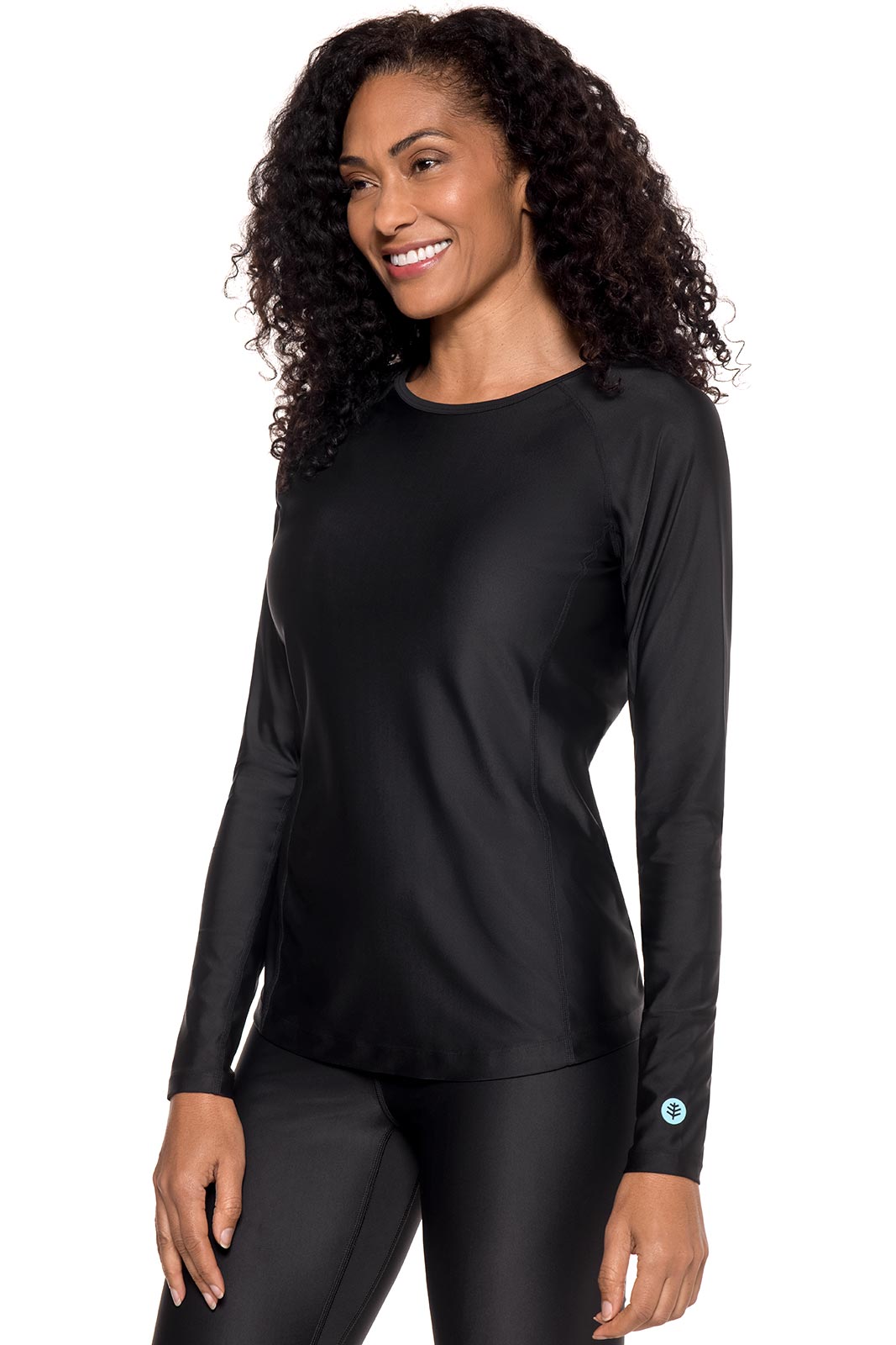 Women's Hightide Lite Long Sleeve Swim Shirt | Black