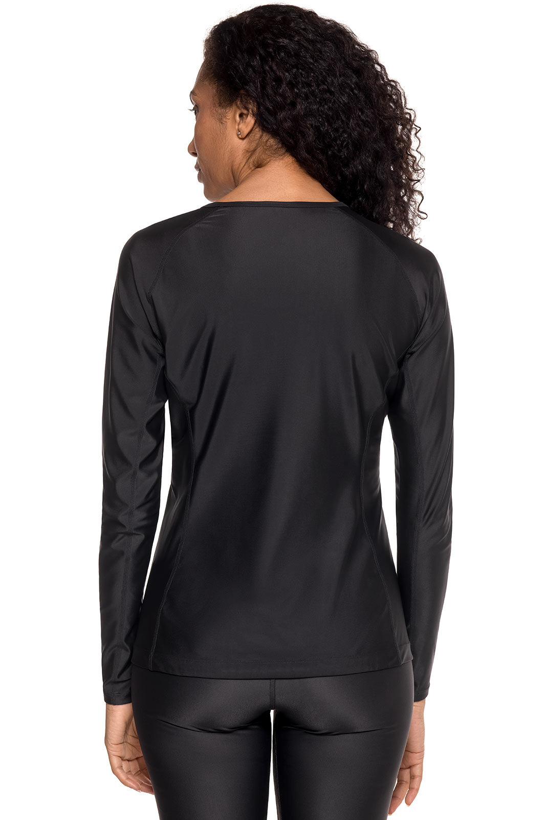 Women's Hightide Lite Long Sleeve Swim Shirt | Black