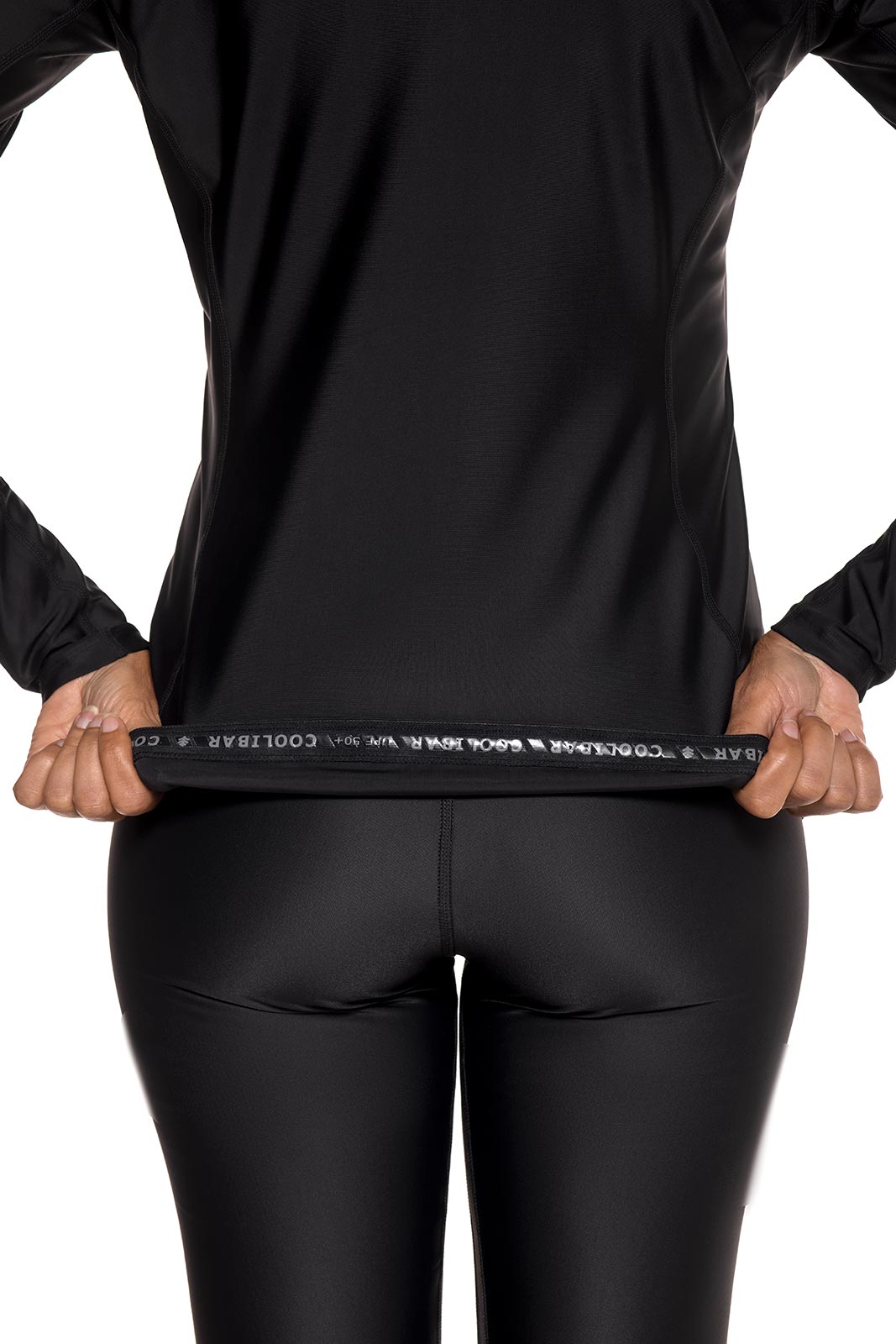 Women's Hightide Lite Long Sleeve Swim Shirt | Black