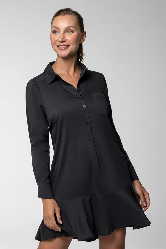 Women's Castaneda Shirt Dress | Black