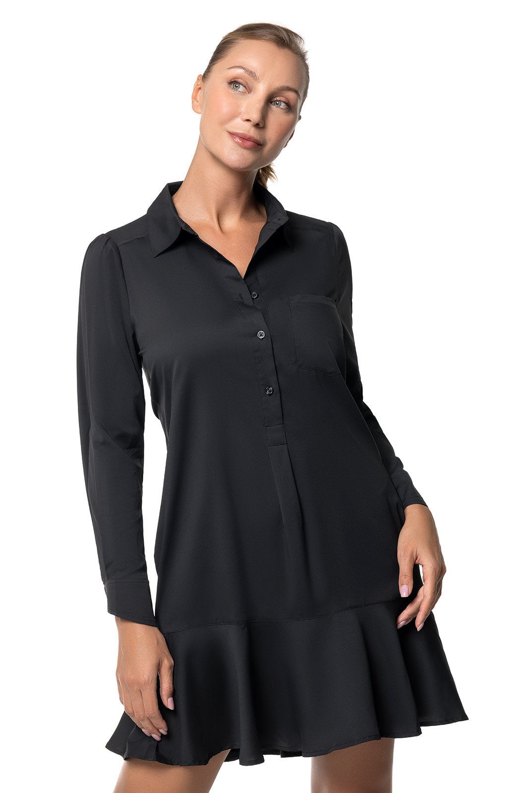 Women's Castaneda Shirt Dress | Black