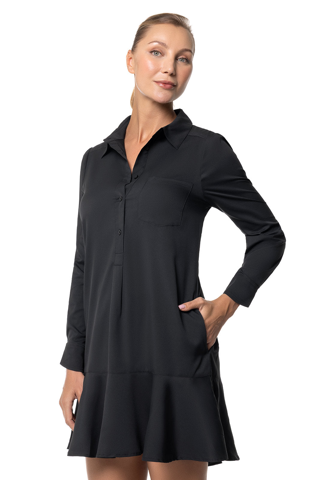 Women's Castaneda Shirt Dress | Black