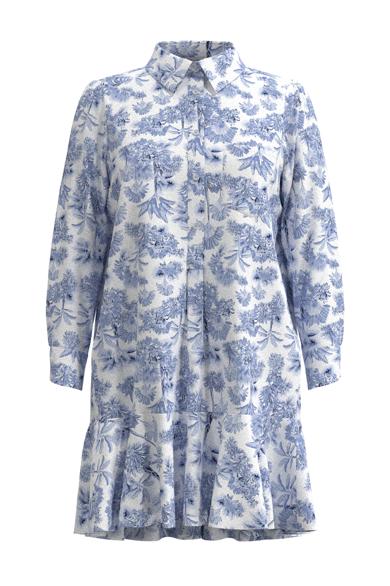 Women's Castaneda Shirt Dress | Periwinkle Isla Bonita