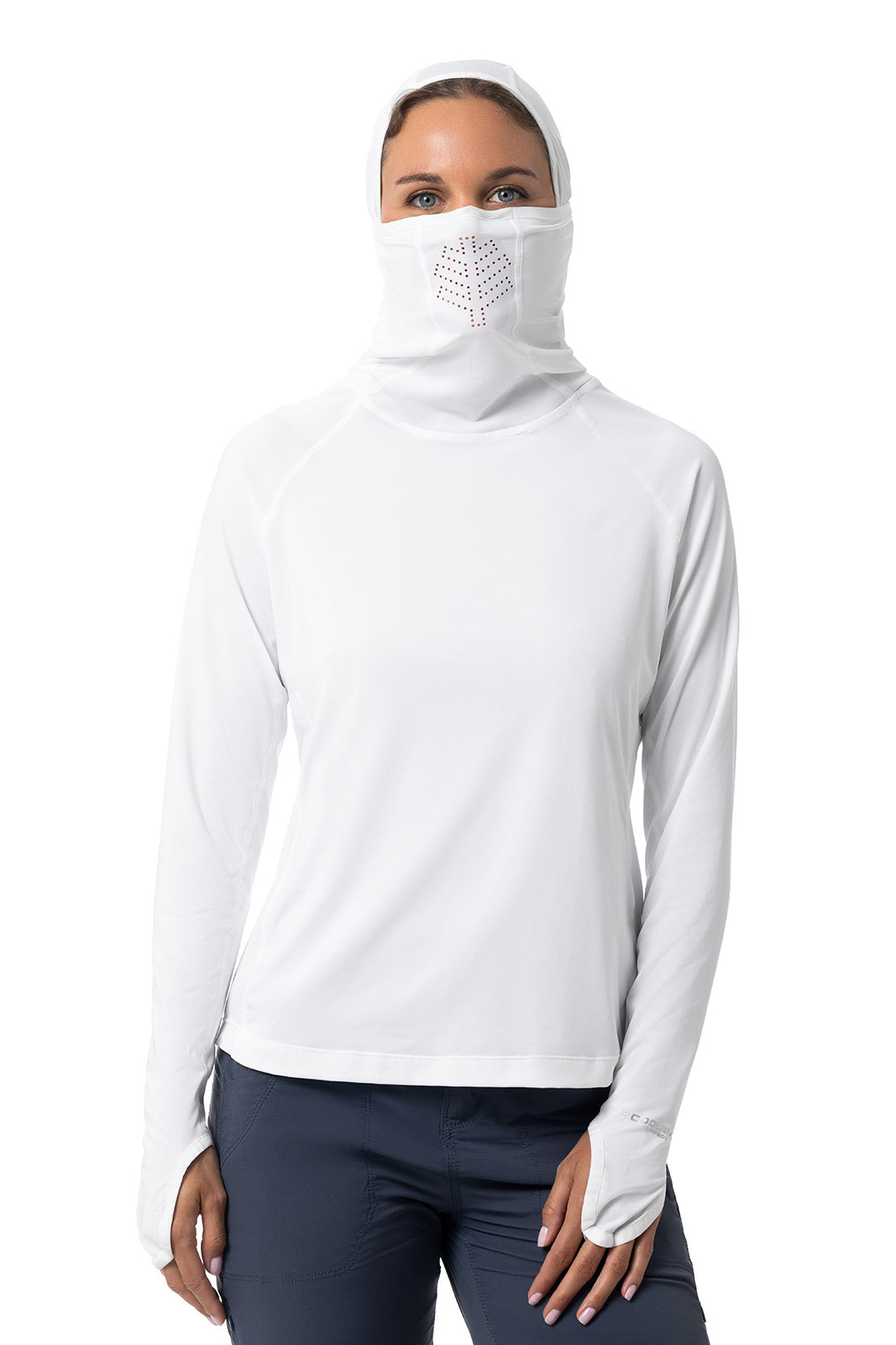 Women's Vented Paros Fishing Hoodie | White