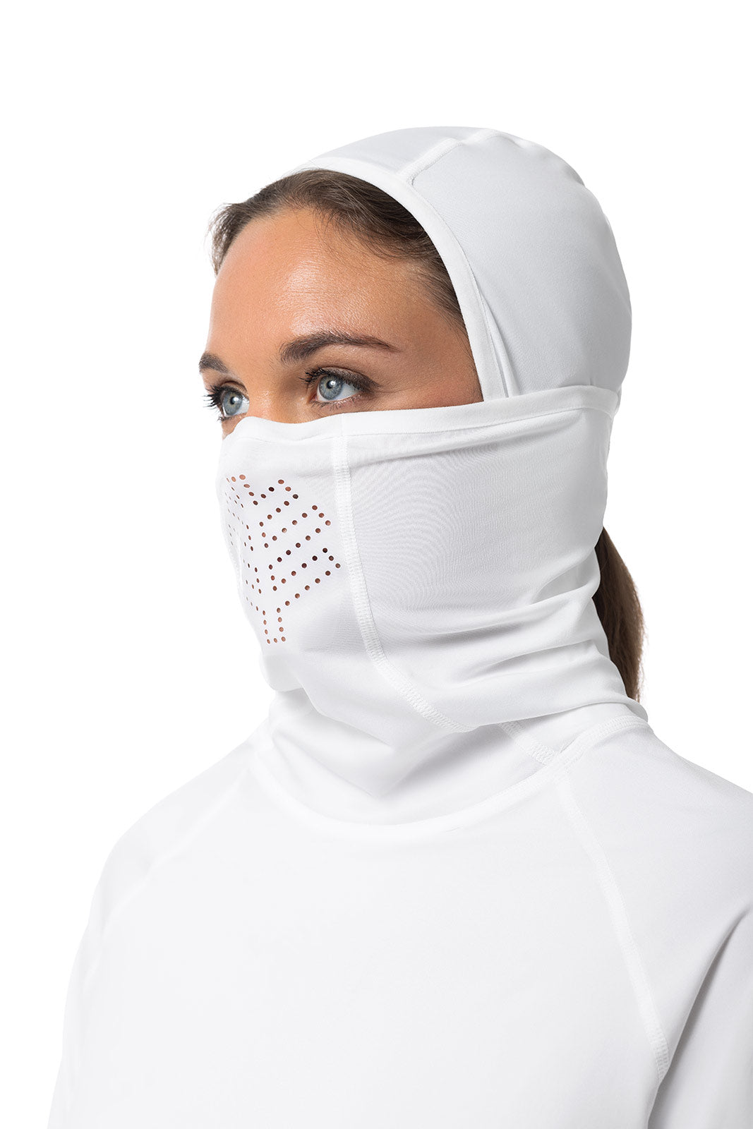 Women's Vented Paros Fishing Hoodie | White