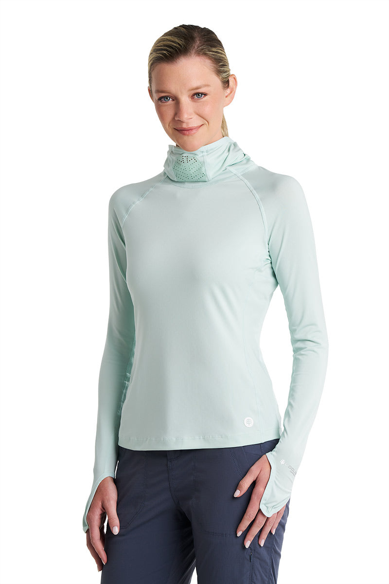 Women's Vented Paros Sailing Hoodie | Misty Aqua