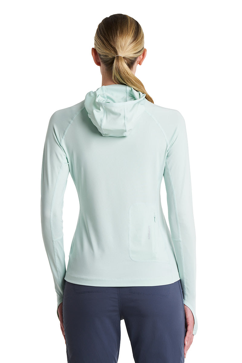 Women's Vented Paros Sailing Hoodie | Misty Aqua