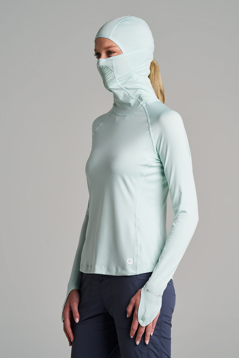 Women's Vented Paros Sailing Hoodie | Misty Aqua