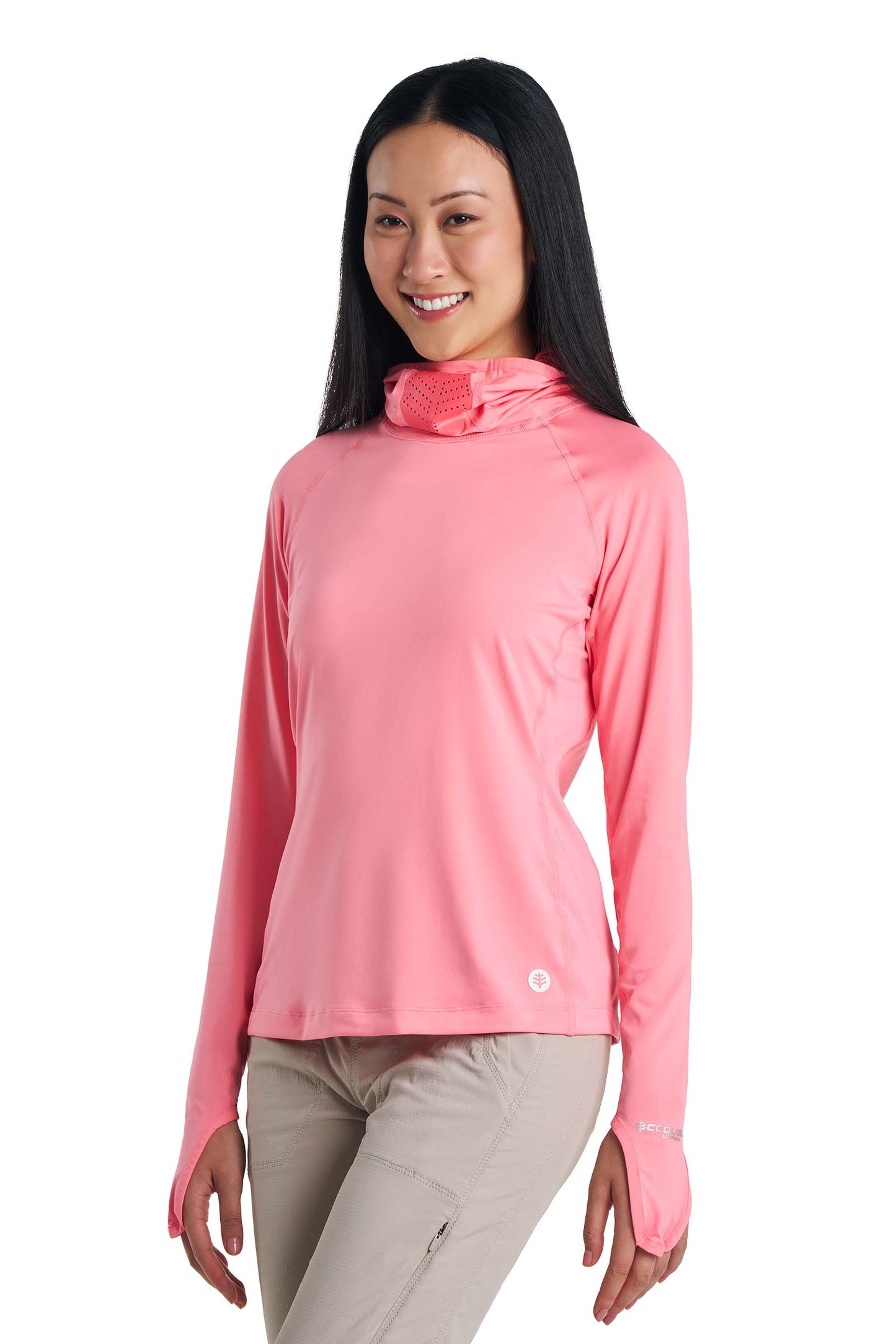 Women's Vented Paros Sailing Hoodie | Flamingo Pink