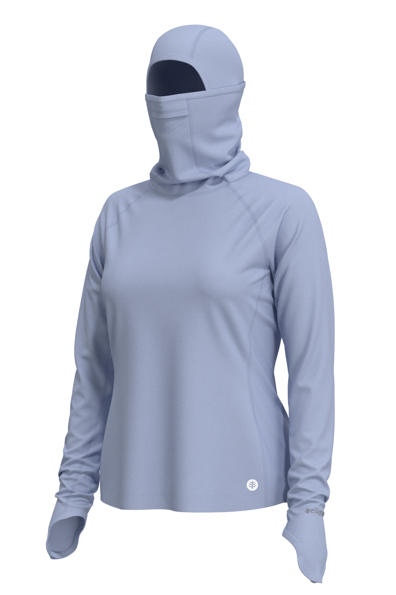 Women's Vented Paros Fishing Hoodie | Periwinkle