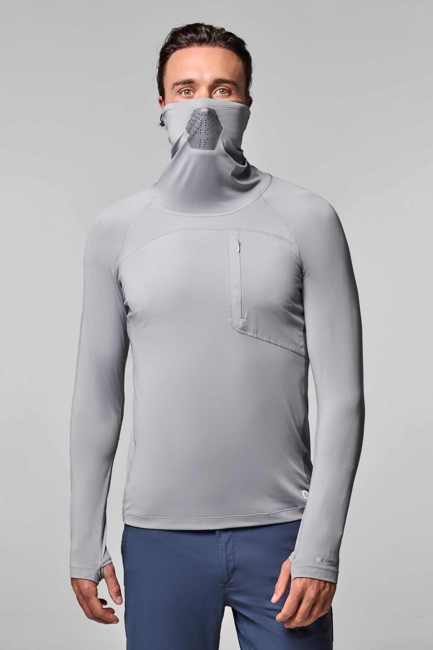 Men's Vented Andros Fishing T-Shirt | Slate