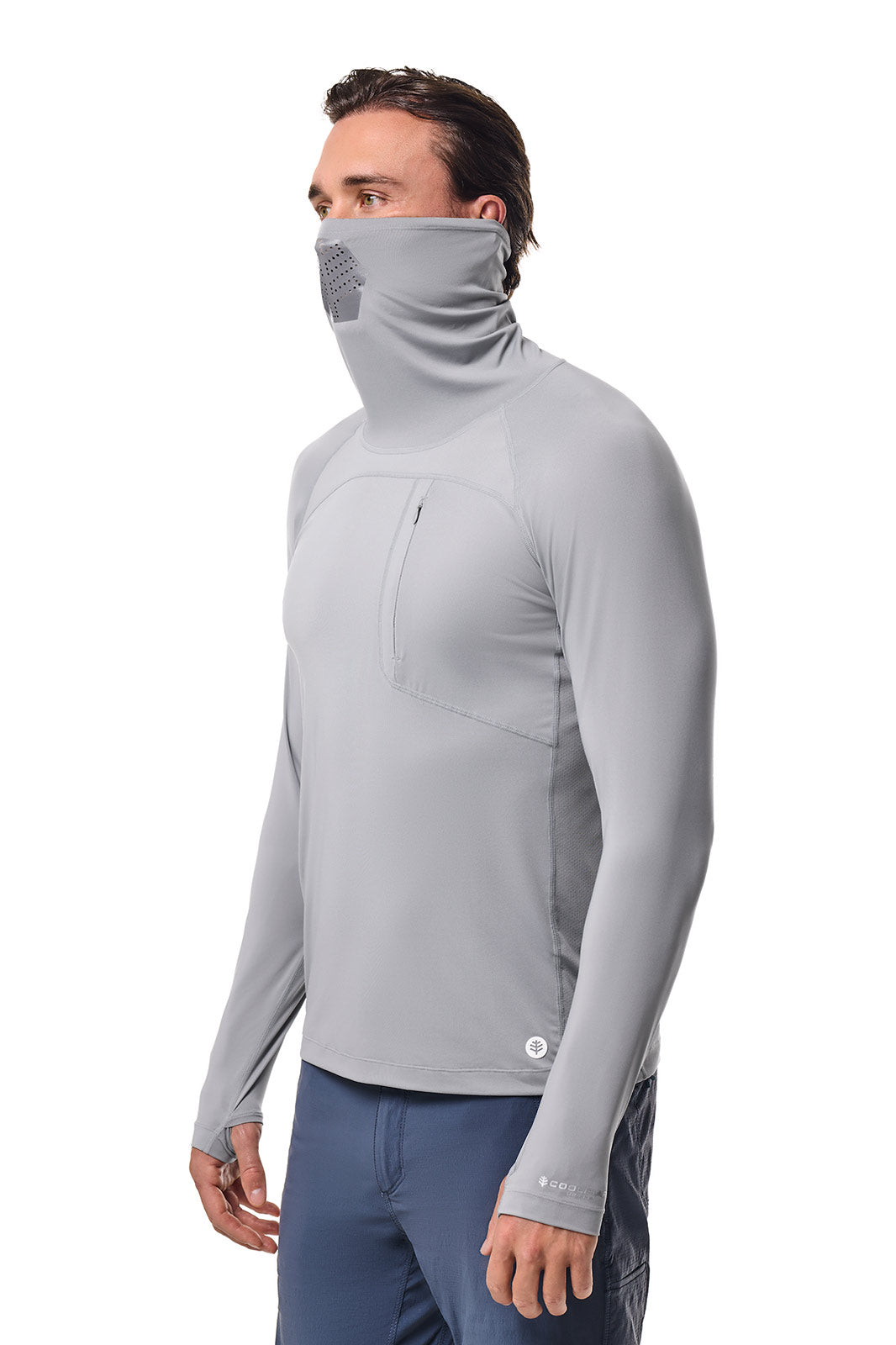 Men's Vented Andros Fishing T-Shirt | Slate