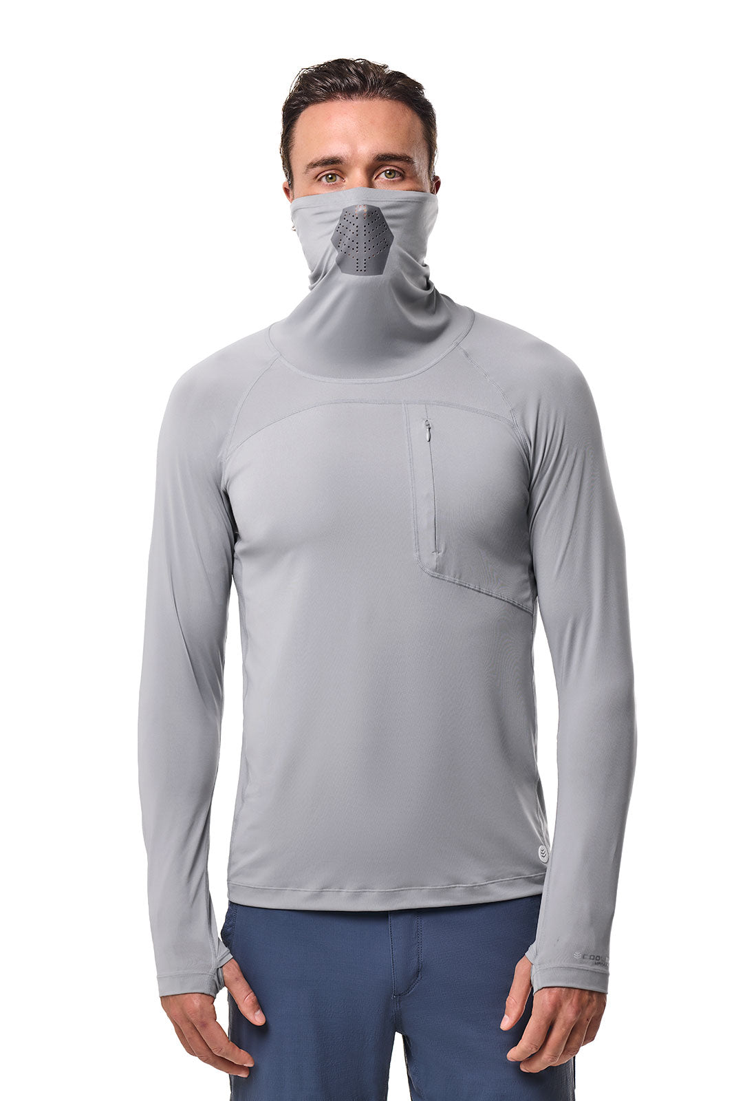 Men's Vented Andros Fishing T-Shirt | Slate