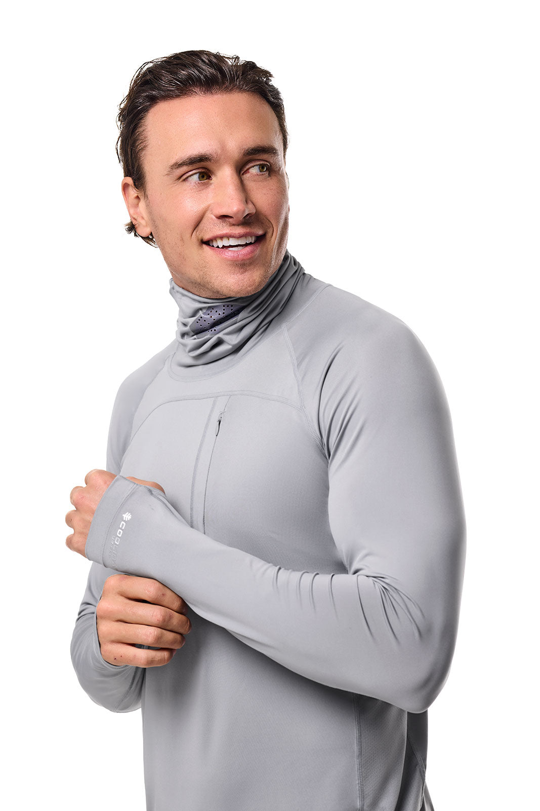 Men's Vented Andros Fishing T-Shirt | Slate