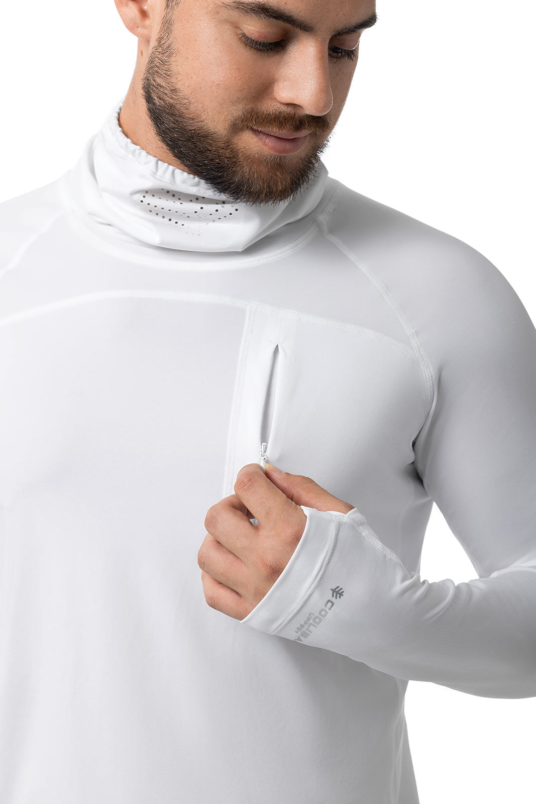 Men's Vented Andros Fishing T-Shirt | White