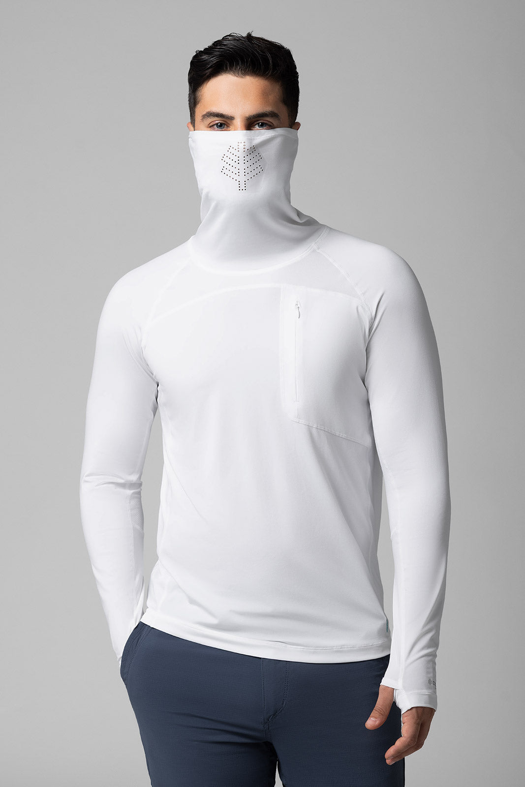 Men's Vented Andros Fishing T-Shirt | White