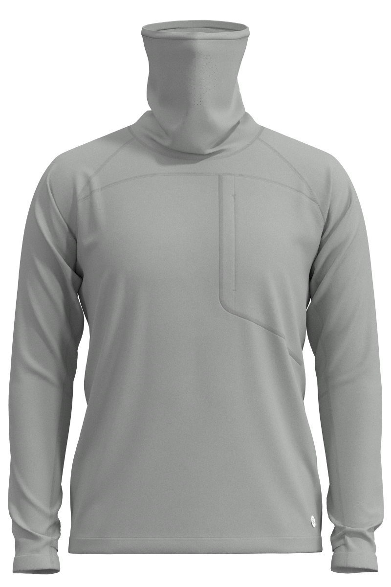 Men's Vented Andros Fishing T-Shirt | Sleek Grey