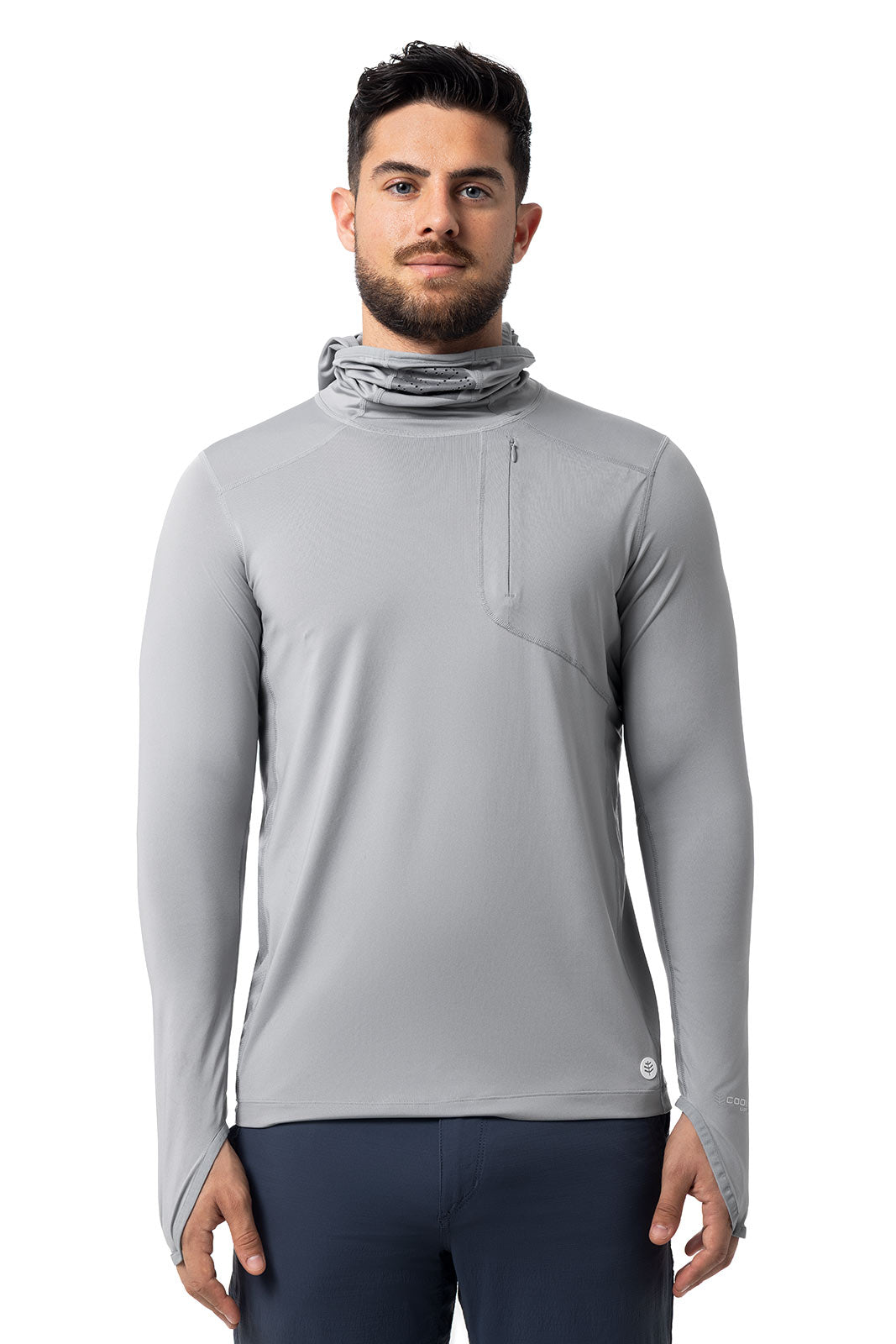 Men's Vented Andros Fishing Hoodie | Slate