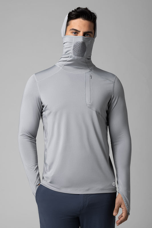 Men's Vented Andros Fishing Hoodie | Slate