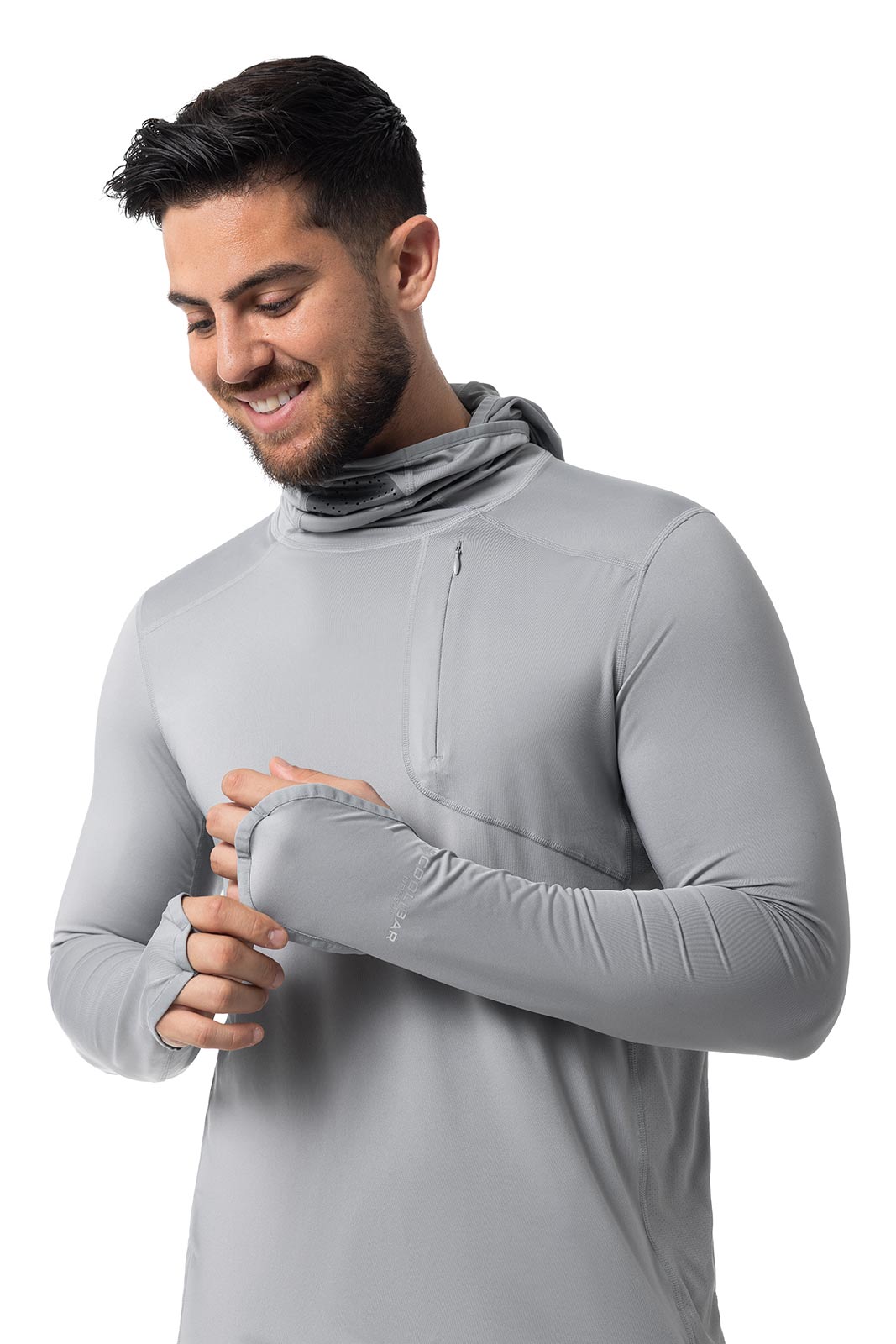 Men's Vented Andros Fishing Hoodie | Slate