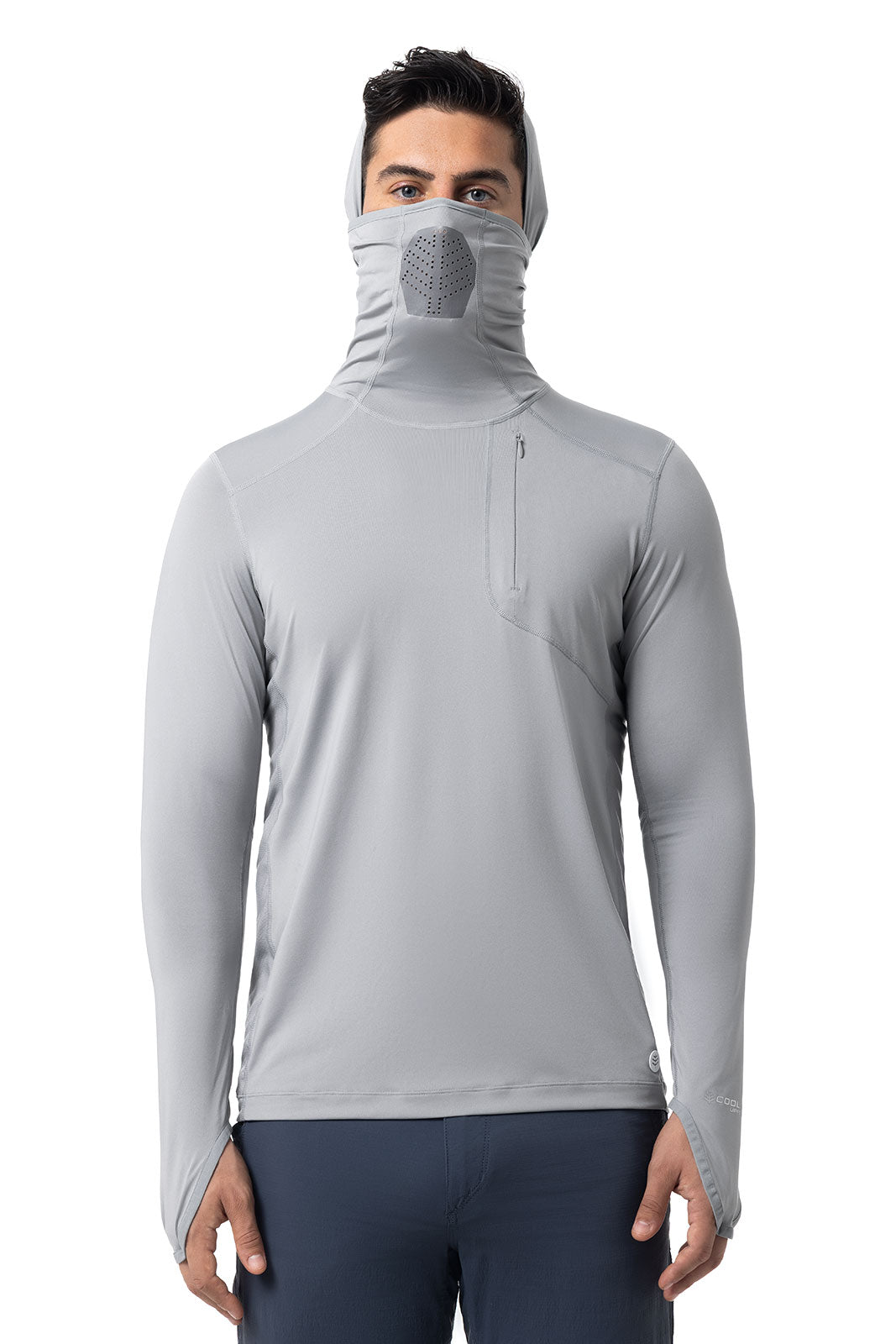 Men's Vented Andros Fishing Hoodie | Slate