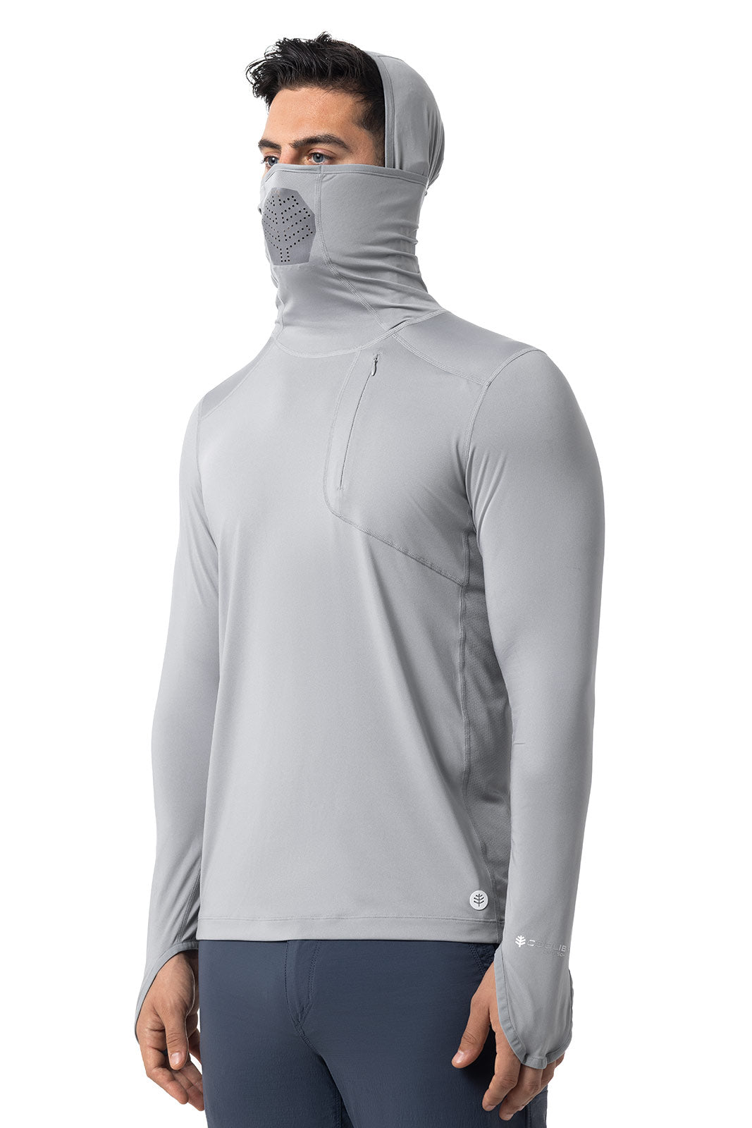 Men's Vented Andros Fishing Hoodie | Slate