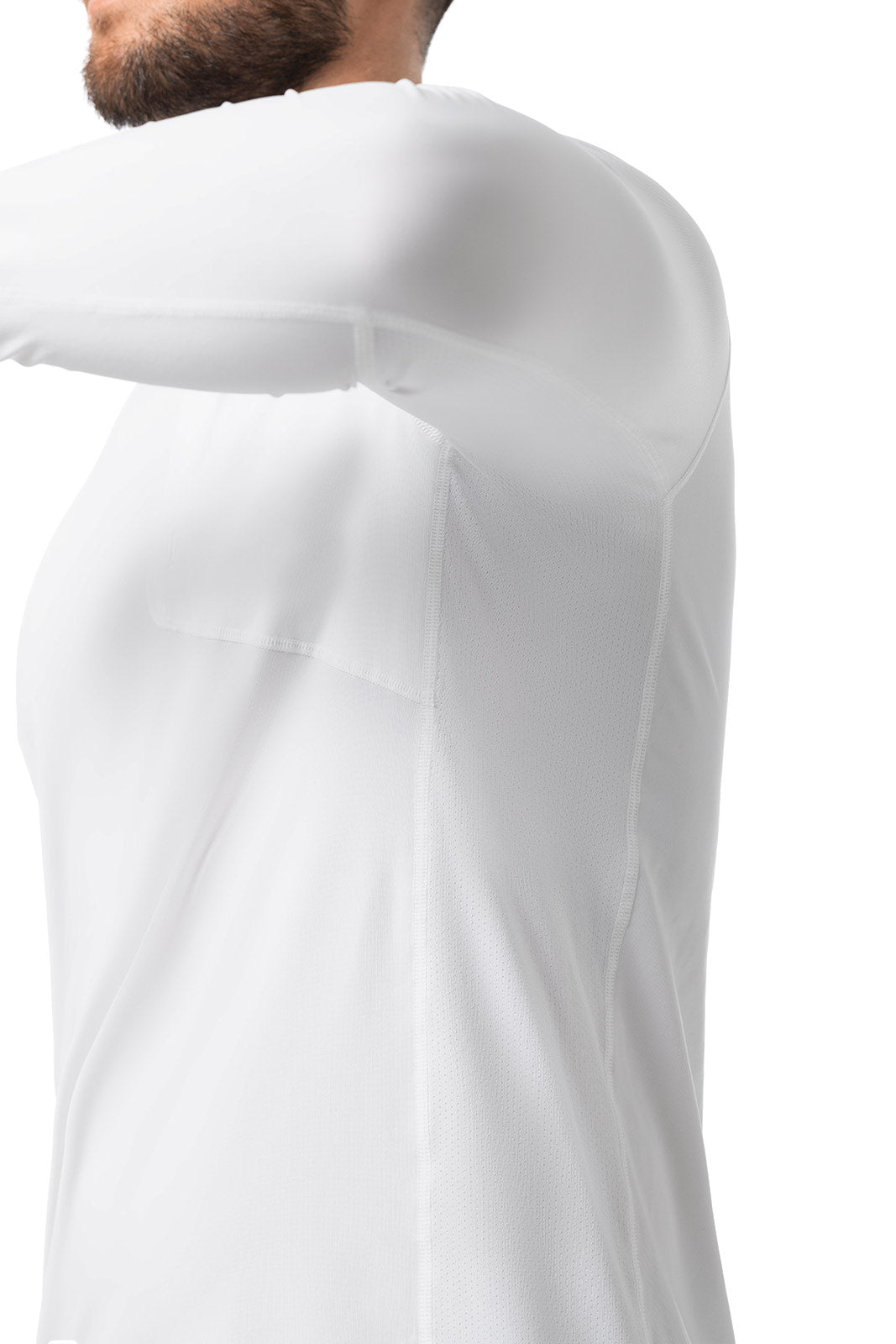 Men's Vented Andros Fishing Hoodie | White