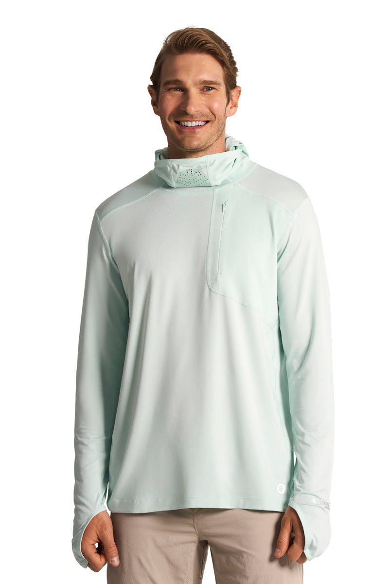 Men's Vented Andros Fishing Hoodie | Misty Aqua| June
