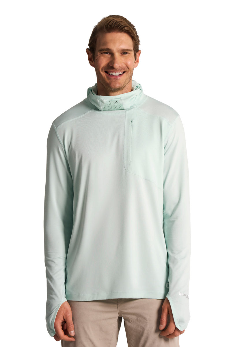 Men's Vented Andros Fishing Hoodie | Misty Aqua| June