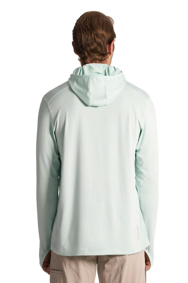 Men's Vented Andros Fishing Hoodie | Misty Aqua| June