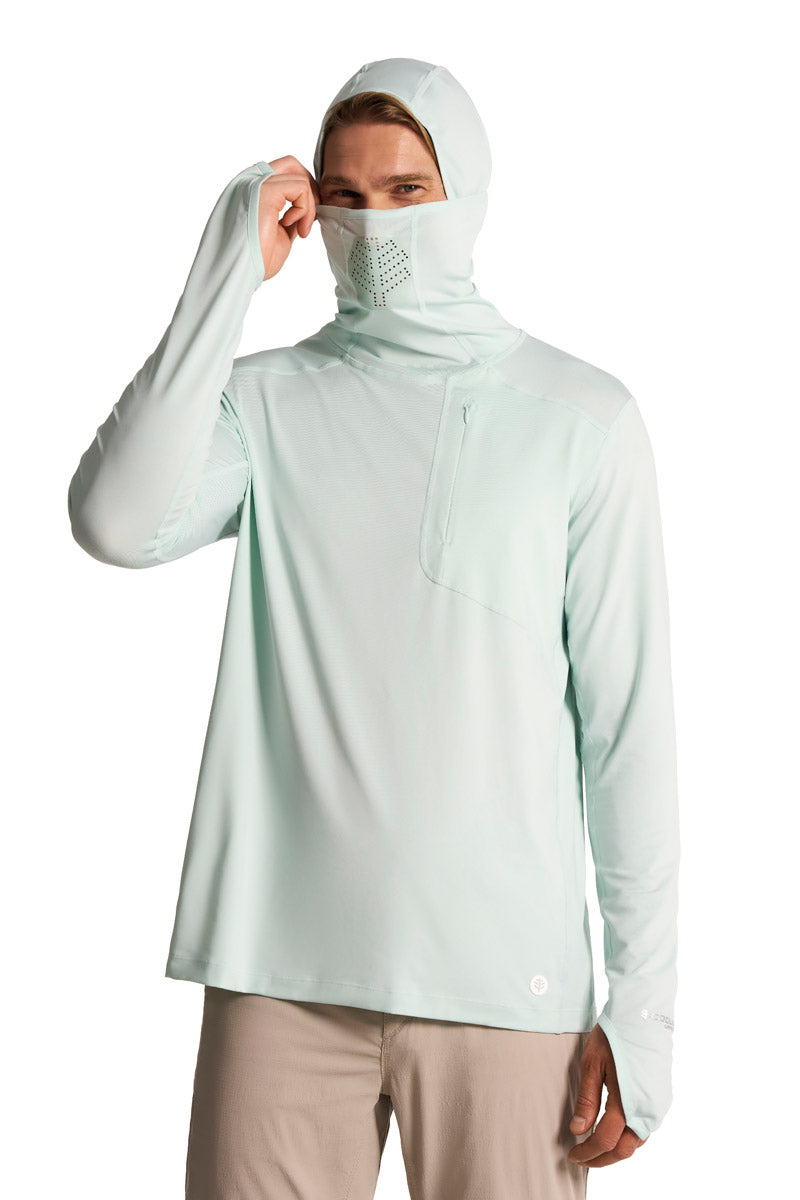 Men's Vented Andros Fishing Hoodie | Misty Aqua| June