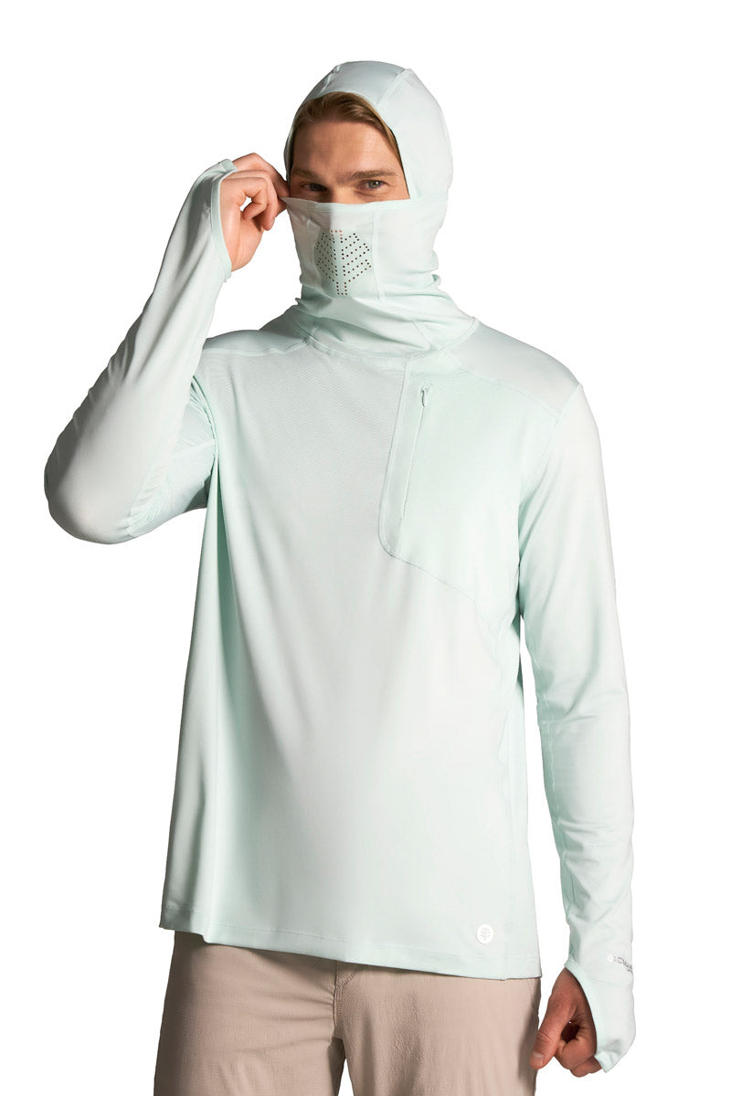 Men's Vented Andros Fishing Hoodie | Misty Aqua| June