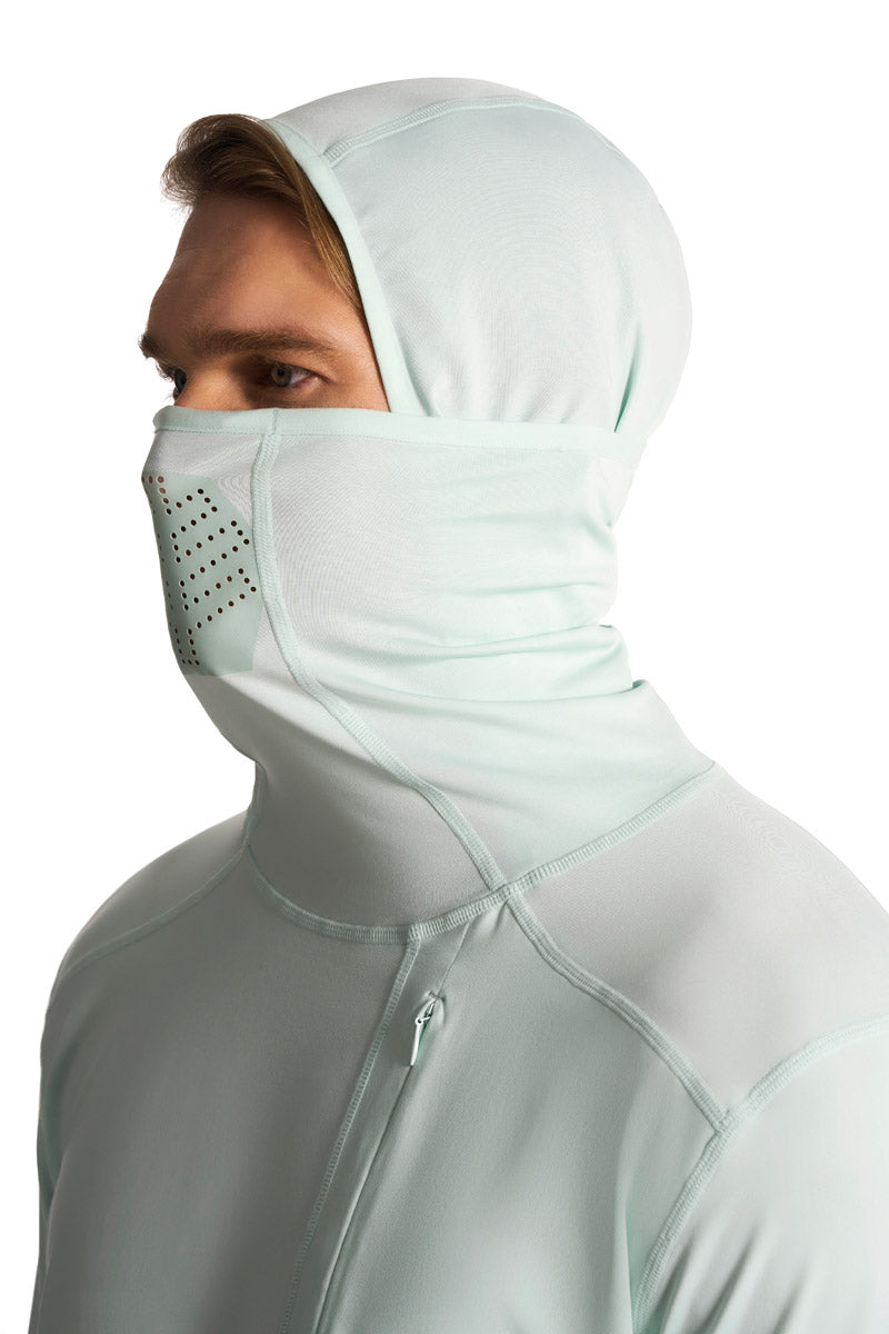 Men's Vented Andros Fishing Hoodie | Misty Aqua| June