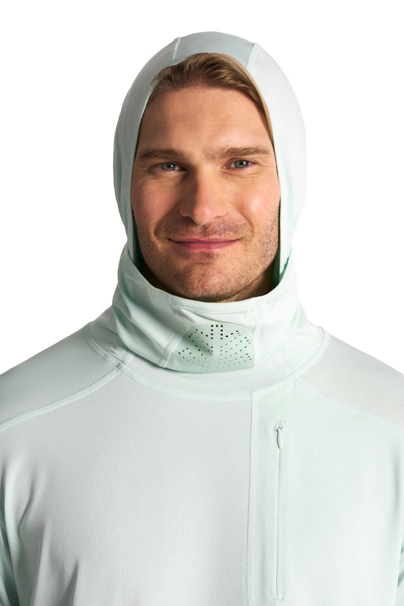 Men's Vented Andros Fishing Hoodie | Misty Aqua| June