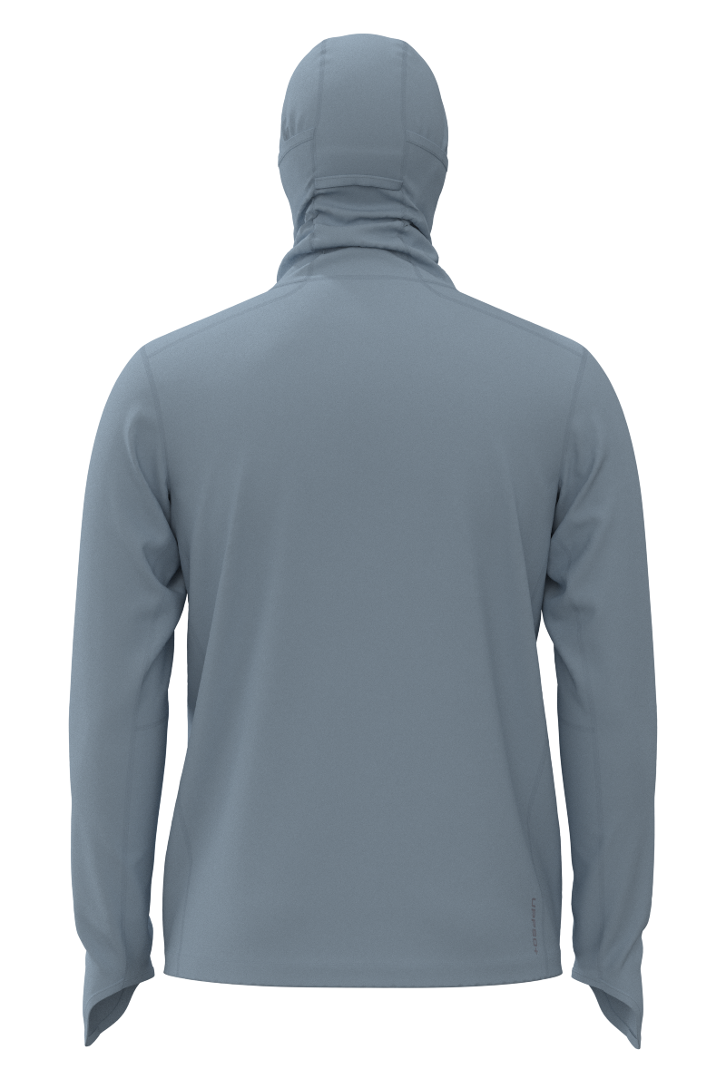 Men's Vented Andros Fishing Hoodie | Light Blue