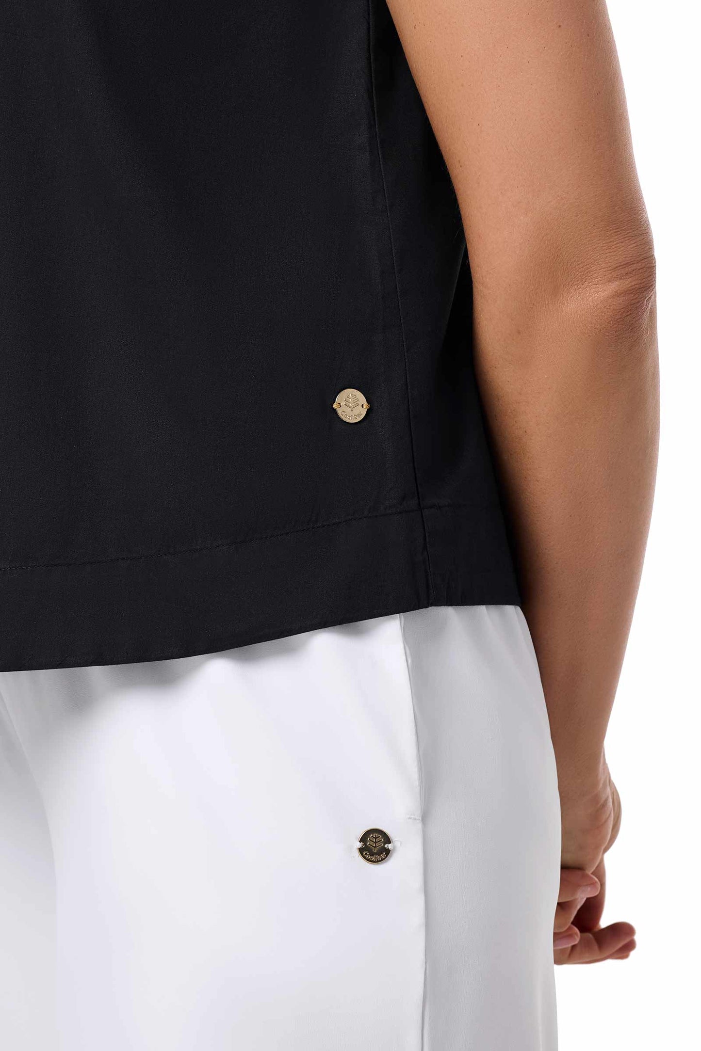 Women's Cape Coral Stand Collar Blouse | Black