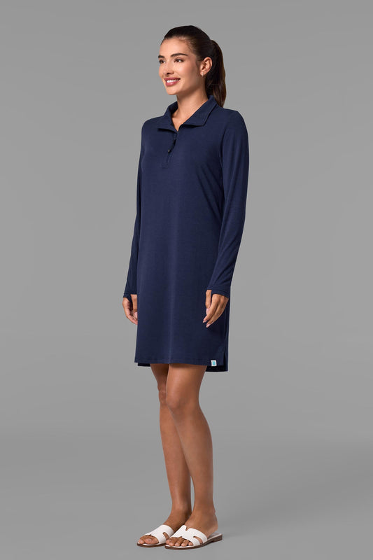 Women's Sarasota Quarter-Zip Dress | Navy